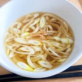 ネギと七味のうどん